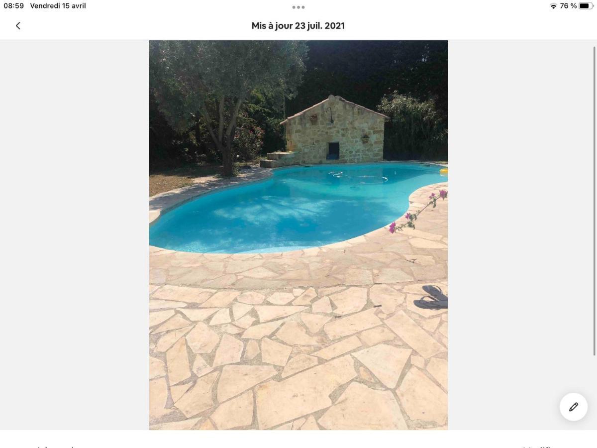 Studio Oustaou Acces Piscine Marseille Exterior photo